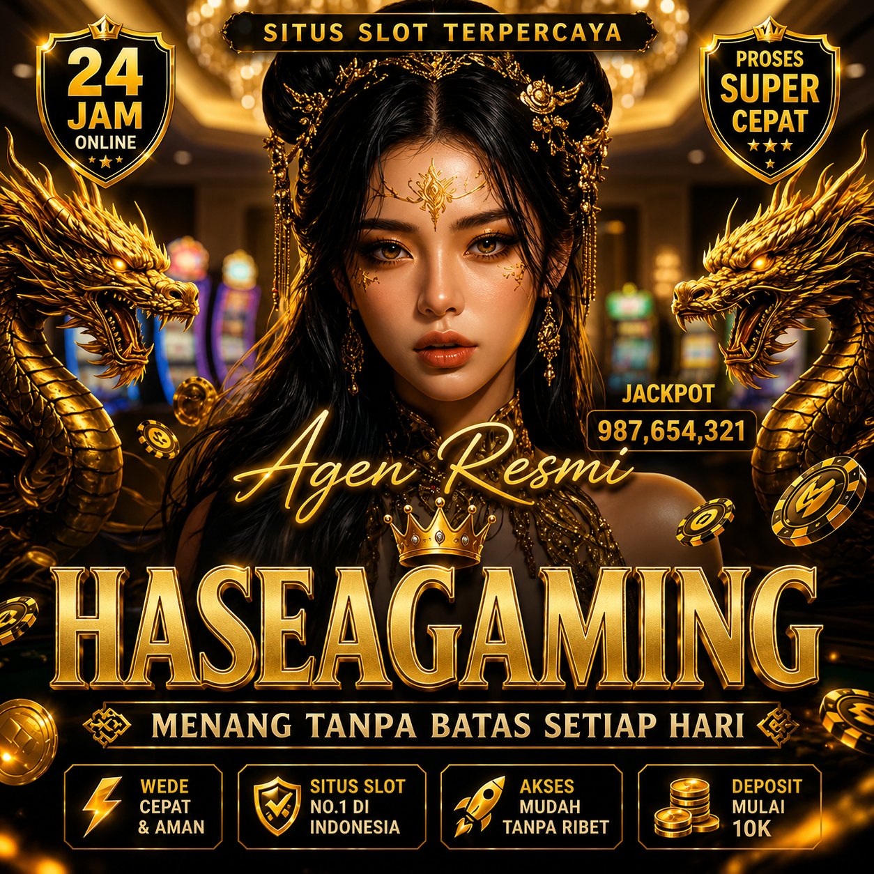 HASEAGAMING Jackpot Besar — Situs Togel & Slot Gacor